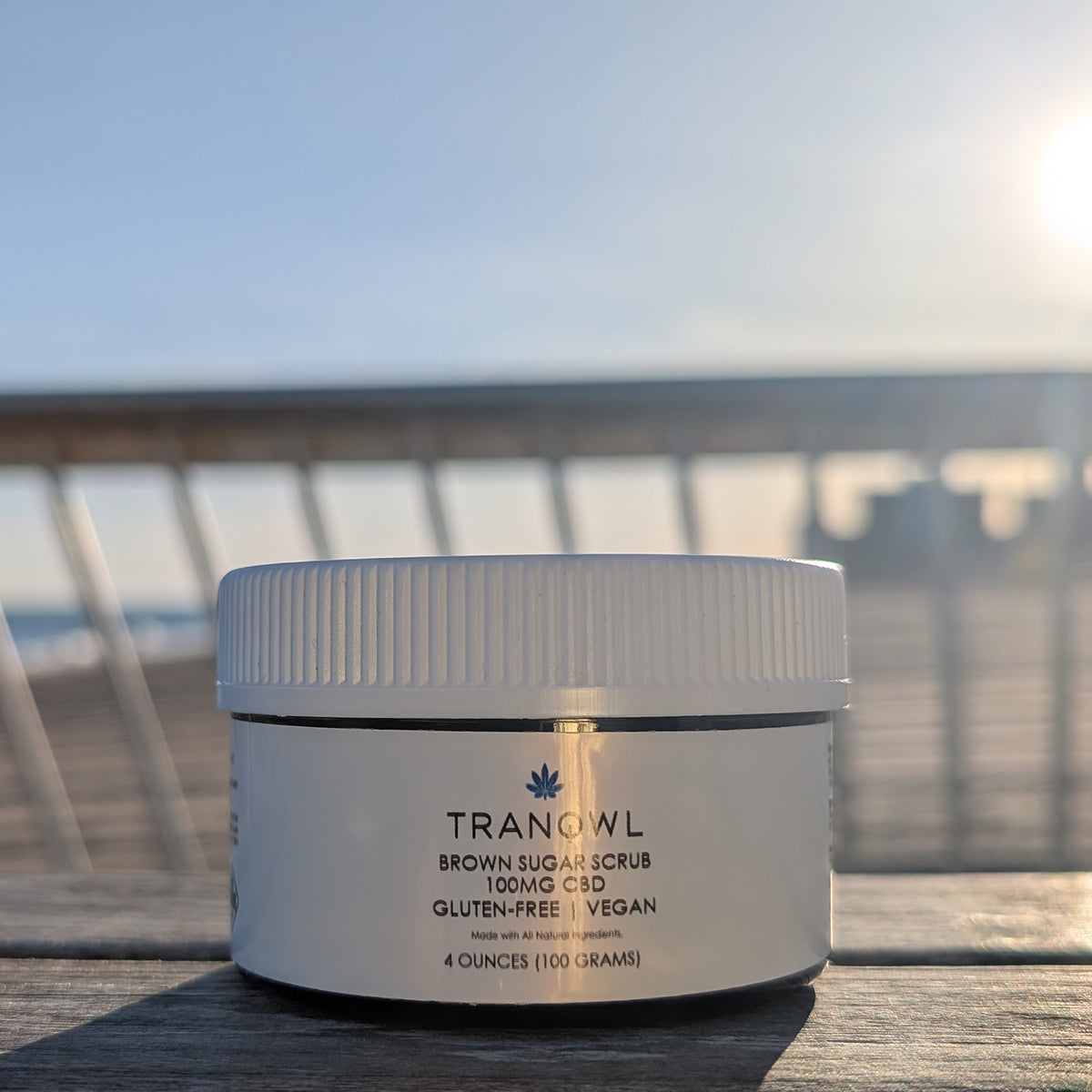 TRANQWL CBD Brown Sugar Scrub - 150mg CBD