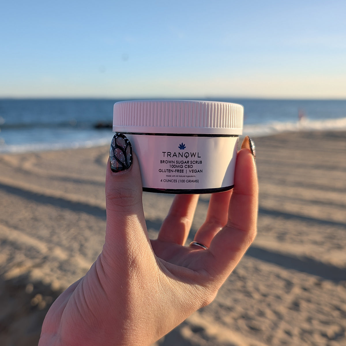 TRANQWL CBD Brown Sugar Scrub - 150mg CBD