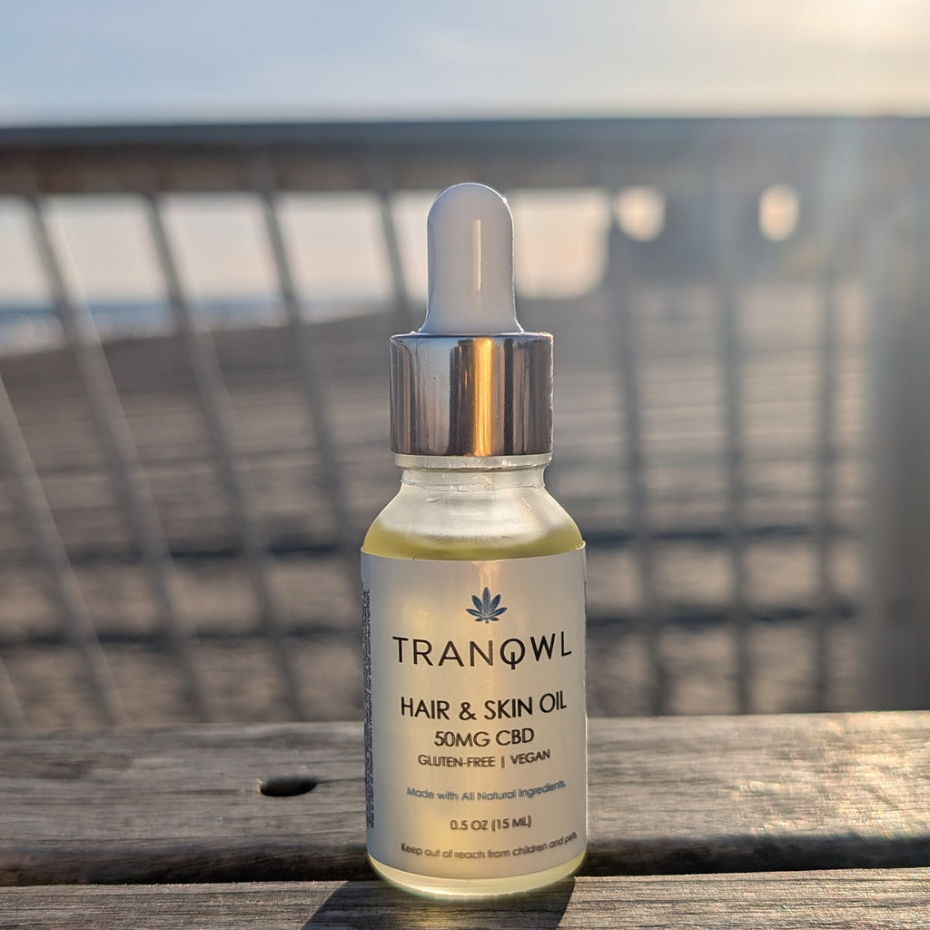 TRANQWL CBD Hair | Skin | Scalp Oil - 150mg CBD